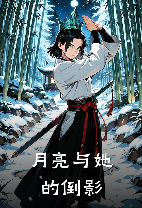 月亮与她的倒影