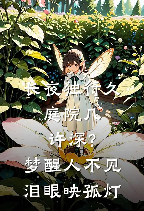 长夜独行久,庭院几许深?梦醒人不见,泪眼映孤灯